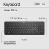 HP 230 Wireless Keyboard - Wireless Connection - Low-Profile, Quiet
