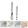 Ciieeo 2pcs Stainless Steel Orange Peeler Efficient Citrus Peeling Tools