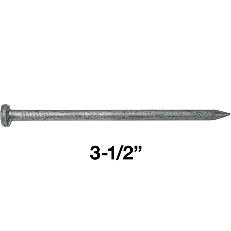 3-1/2" Exterior Hot Dipped Galvanized Common Framing Nail (16d) 5