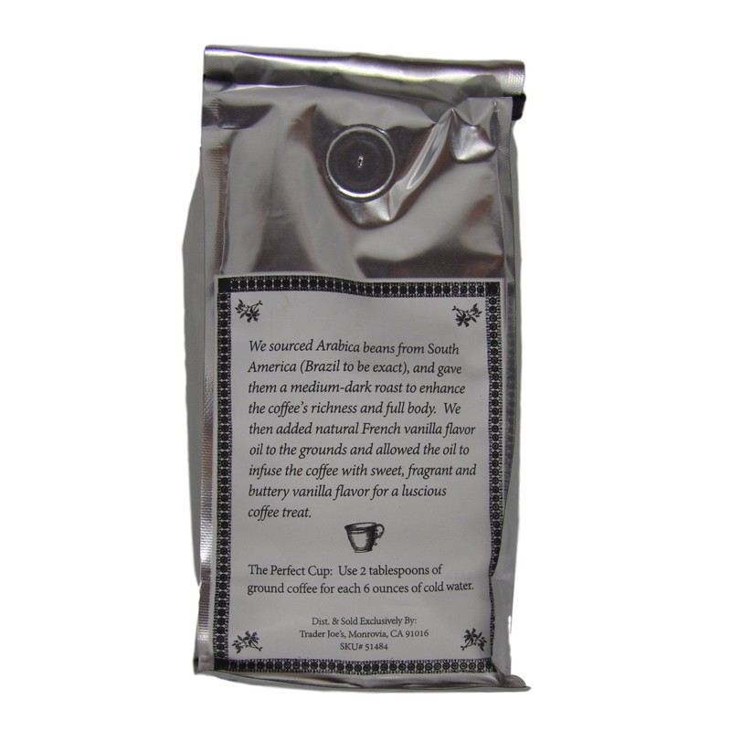 Trader Joe's French Vanilla Coffee (Pack of 2)