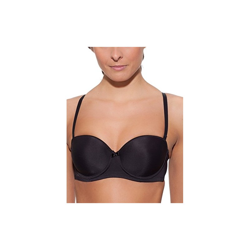 Selene Mariel Balconette Bra, black
