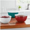 Enamel on Steel Mixing Bowls with Lids, 6-Piece