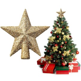 Christmas Tree Topper Star, Christmas Tree Topper Small, Christmas Tree Topper Star, 6 cm, Suitable for Christmas Tree Decoration