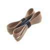 VINGTAINE H-421-BE Bi-Color Ribbon, Banana Clip, Beige, beige