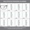 BONCAMOR 4 Pack Progressive Multifocus Reading Glasses Men and Women