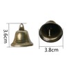 OHPHCALL 20pcs Handmade Bronze Bell Copper Rattle Handbell for Christmas