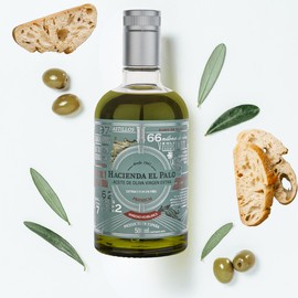 Hacienda El Palo Premium Hojiblanca Extra Virgin Olive Oil – 500ml (16.9 fl oz) – First Harvest, Cold-Pressed, Spanish Gourmet EVOO