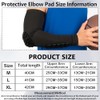 Pack of 2 Elbow Support Forearm Sleeves with Padding Elbow