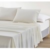 Chezmoi Collection Soft Washed Full Bed Sheet Set - 4-Piece