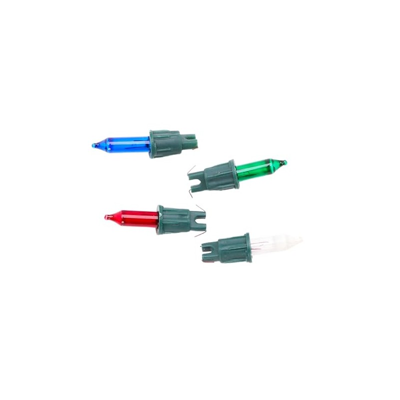 Christmas Concepts® Pack of 4 Multi-Colour Push in Spare Bulbs