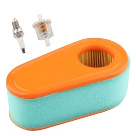 795066 Air filter for Timemaster 30 Tune Up Kit for BS 796254 775 775EX 800E 825E 850E 875EX 950E Series Engine Toro Timemaster 30 Inch Mower Parts 20199 20200 21199 HU775H HD775HW (795066 Air Filter)