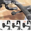 CooSpo Bike Computer Mount, Quick Release Mount for Garmin, Wahoo,