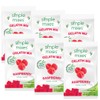 Simple Mixes Natural Gelatin Dessert, Raspberry, Healthy Snack, Dye-Free, No