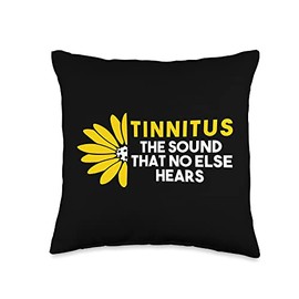 Tinnitus - The Sound That No Else Hears Throw Pillow