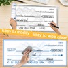 16" x 40" Giant Dry Erase Check - Two-Sided Reusable