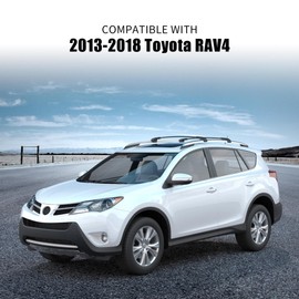 260LBS Heavy Duty Roof Rack Crossbars for 2019-2025 RAV4 (NOT for Adventurer and TRD Off-Road) with Anti-Theft Lock, Aluminum Cross Bars Rooftop Luggage Kayaks Bicycles Snowboard Canoe Carrier