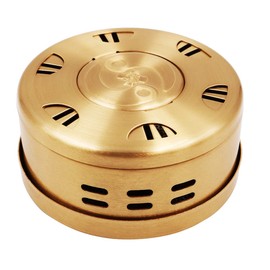 Namvo Portable Moxibustion Box, Cotton Cloth Moxa Stick Mugwort Burner Box Copper Tank for Moxibustion Treat Hands Leg Waist Navel