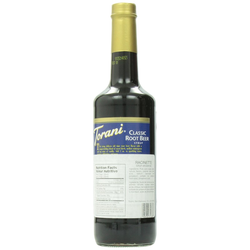 Torani Classic Root Beer Syrup, 750 ml