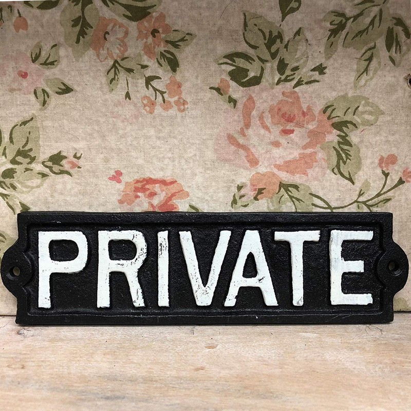 Darthome Ltd Antique Black Cast Iron Wall Mounted Garden Gate