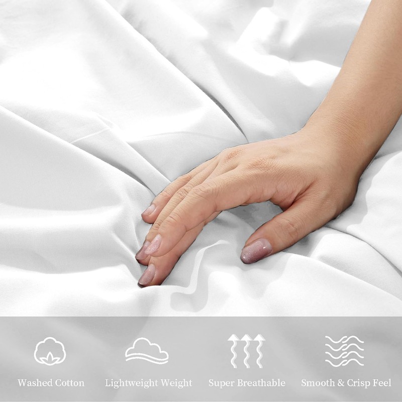 My Home Store Premium Soft Single Flat Sheet 100% Egyptian