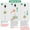 KINGLAKE 2 Pcs Retractable Hanging Basket Pulley System, Hanging Basket