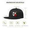 Snapback Hats for Men Cool Flat Bill Hats Skull Skateboards