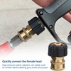 YTSMFL Pressure Washer Gun Adapter, M22 to 1/4 Quick Connect