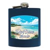 Turks and Caicos Island Design F Souvenir 7 oz Steel