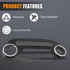 Dash A/C Air Conditioning Replacement Panel Fit for Honda CR-V 2007 2008 2009 2010 2011 (Auto A/C)