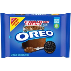 Oreo Chocolate Hazelnut Nutella Creme Chocolate Sandwich Cookies 17 oz