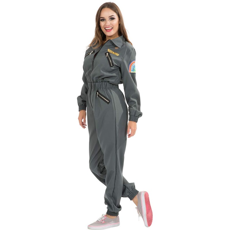 Retro Sci-Fi Hero Women's Costume Medium