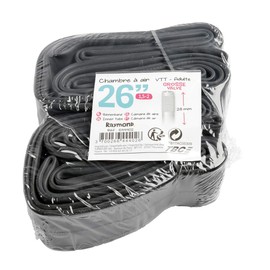 RAYMOND Bicycle Inner Tube 26 Inch Large Valve 1.5/2 Tube Size, Suitable for Adult Bikes or Mountain Bikes