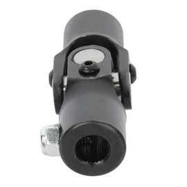 SCITOO 9/16-26 Spline x 3/4" Smooth Round Steering joints,length 96mm Black Single U-Joint