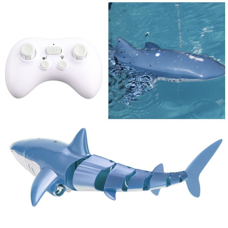 Electric RC Boat 2.4G Remote Control Pool Shark Simulation Water