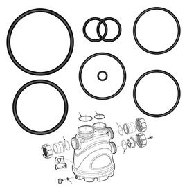 R0502500 O-Ring Seal Replacement Parts for Zodiac Nature2 Fusion Inground Fusion, Fusion Soft FUSIONM FSOFT1400 FSOFT700, Vision Above Ground, Black Value