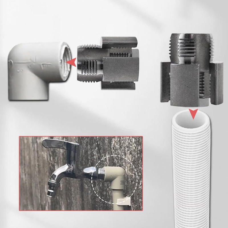 PVC Pipe Threading Tool,Integrated Internal & External Threading Tool for