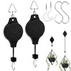 Yotako 2 Pack Hanging Basket Pulley, Heavy Duty Adjustable Plant