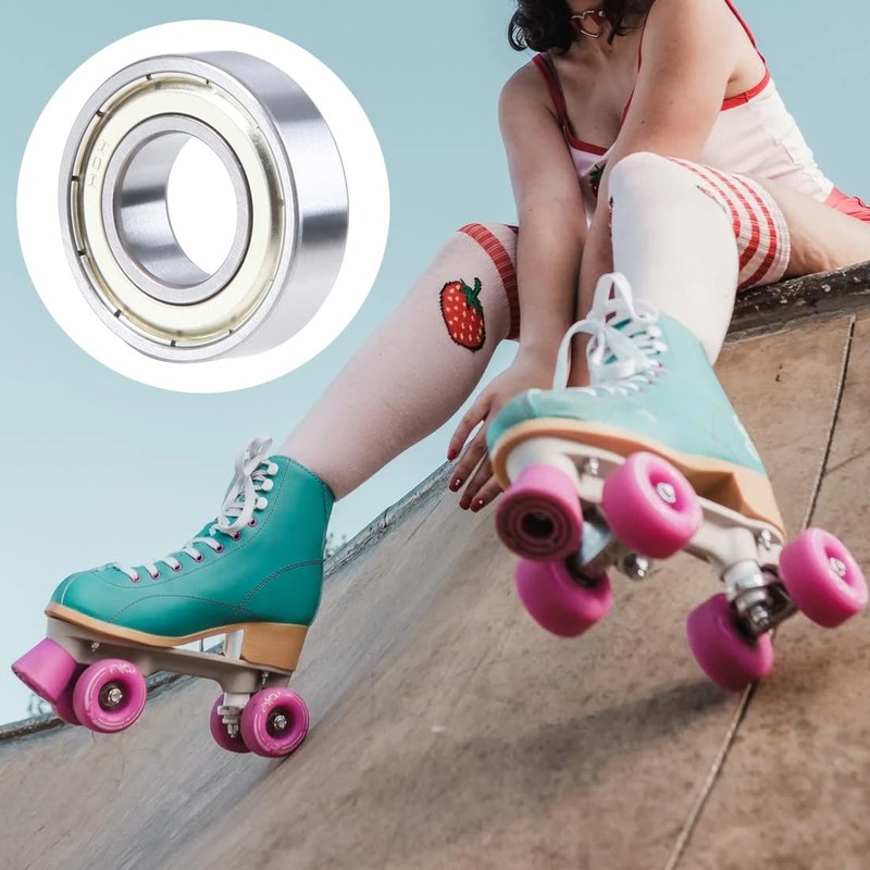4pcs 608 ZZ Ball Bearings, 608zz Metal Double Shielded Miniature
