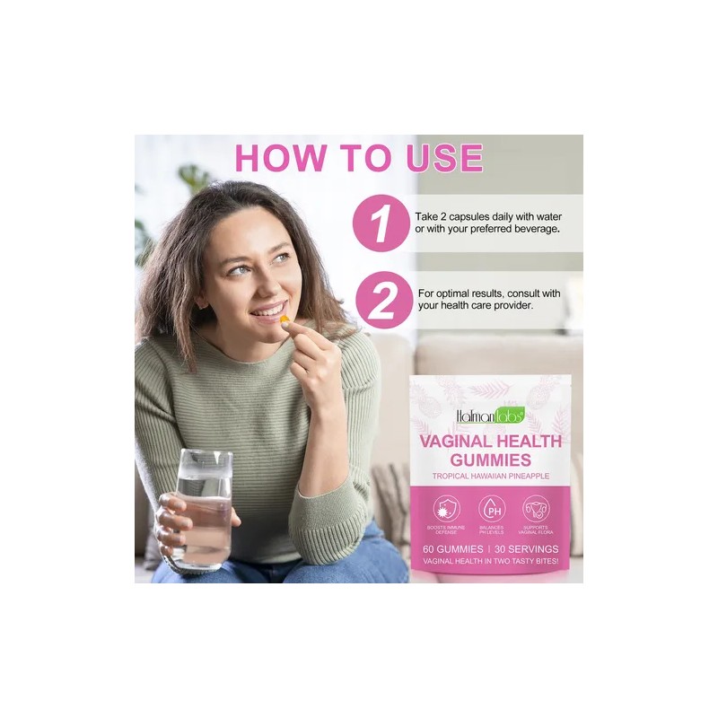 Balance Femenino, Gomitas Bienestar Íntimo, Hatmanlabs 30pz