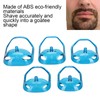 Goatee Template, Set of 5 Sizes Beard Shaping Tool, Beard