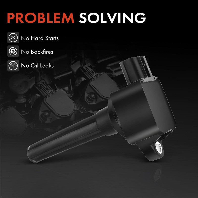 A-Premium Paquete de bobinas de encendido compatible con Mitsubishi Lancer