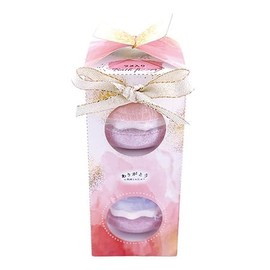 Honyaradou BTG31780 Macaron Lame Bath Bullet, Pink, 2-Piece Set
