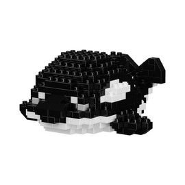 Jollcnoia Killer Whales Cute Sea Animals Creature Building Toy Blocks Marine Life Mini Bricks Micro Building Toys