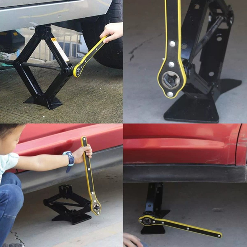 MARZSEFLO Llave De Trinquete De Gato Carro Herramienta De Reparación