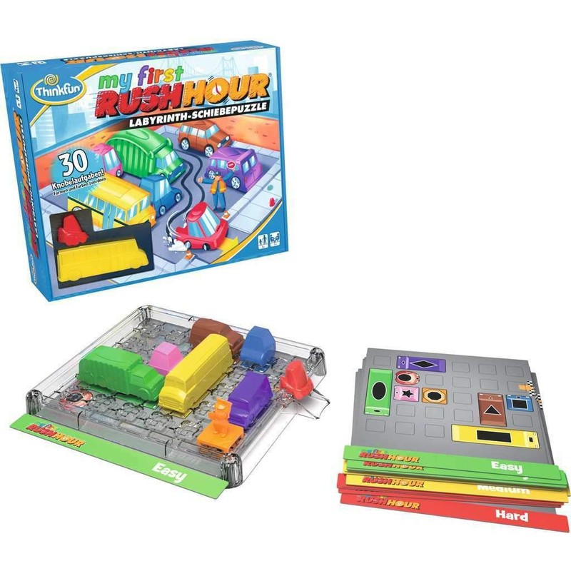 ThinkFun Rush Hour – The Famous Logic Game, -