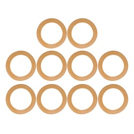 SOULONG Cylinder Rubber Ring,10pcs Rubber Piston Ring Insulated Pump Piston Pump Repair Kit for 550w Oil Silent Air Compressor