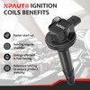 Ignition Coil Pack Replacement for 3.5 3.7 V6 Ford Edge