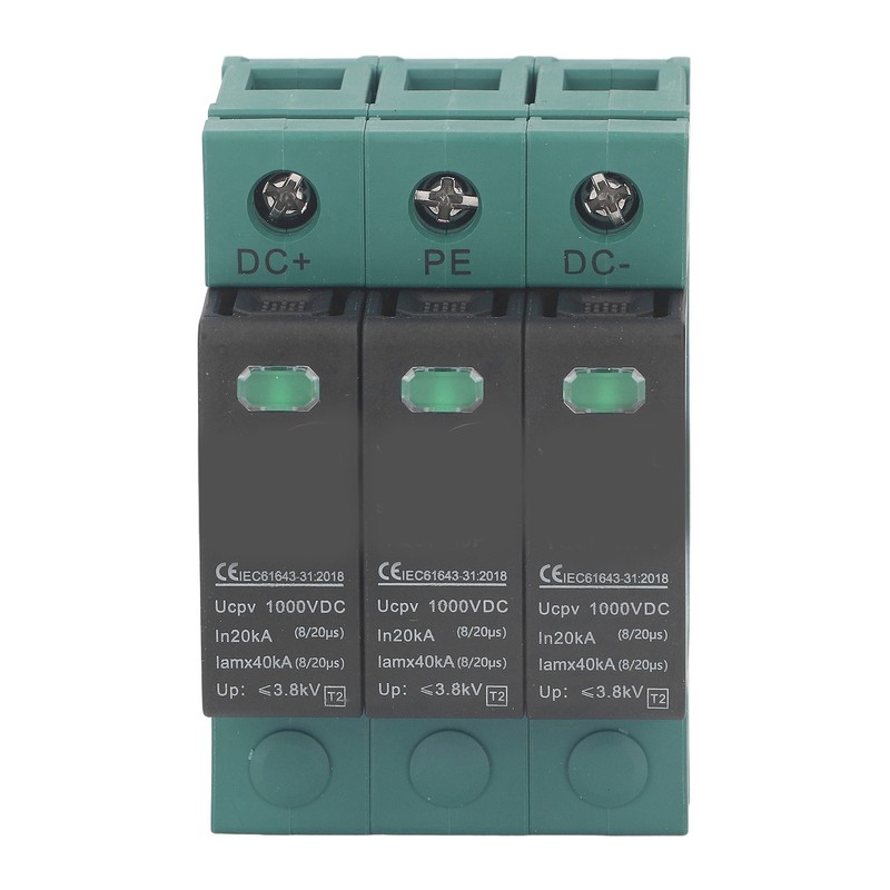 Surge Protective Device 1000V DC 20‑40KA 3P PC Photovoltaic PV