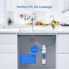 PeliCori F.Set.SS-2.5 Water Filter, Replacement Filter Set For SS-2.5 Filter Unit Same As Elf-SS-2.5-R (1 Pack)