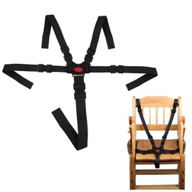 leruiyezs High Chair Strap 5-Point System for Hauck High Chair Strap Stokke Tripp Trapp Roba High Chair Safety Belts Baby Safety Belt Grows with Your Child Chair High Chair Straps for Table Chair